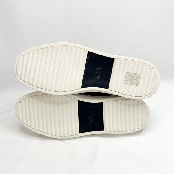 COACH C114 Lo Top Sneaker Navy 10.5 D Mens Leather - Picture 8 of 8